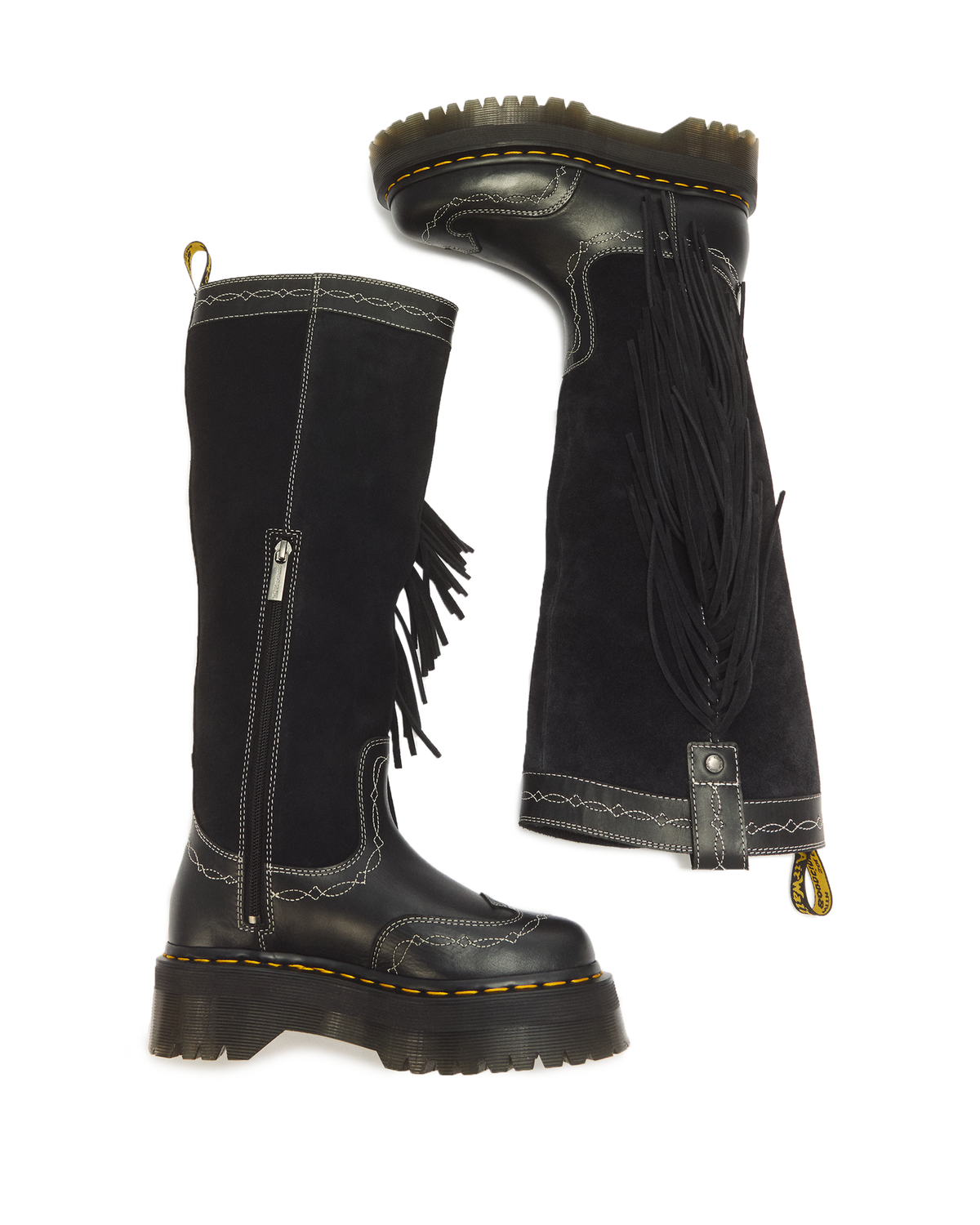 Desert Rodeo Quad Hi Leather & Suede Boots - view 4