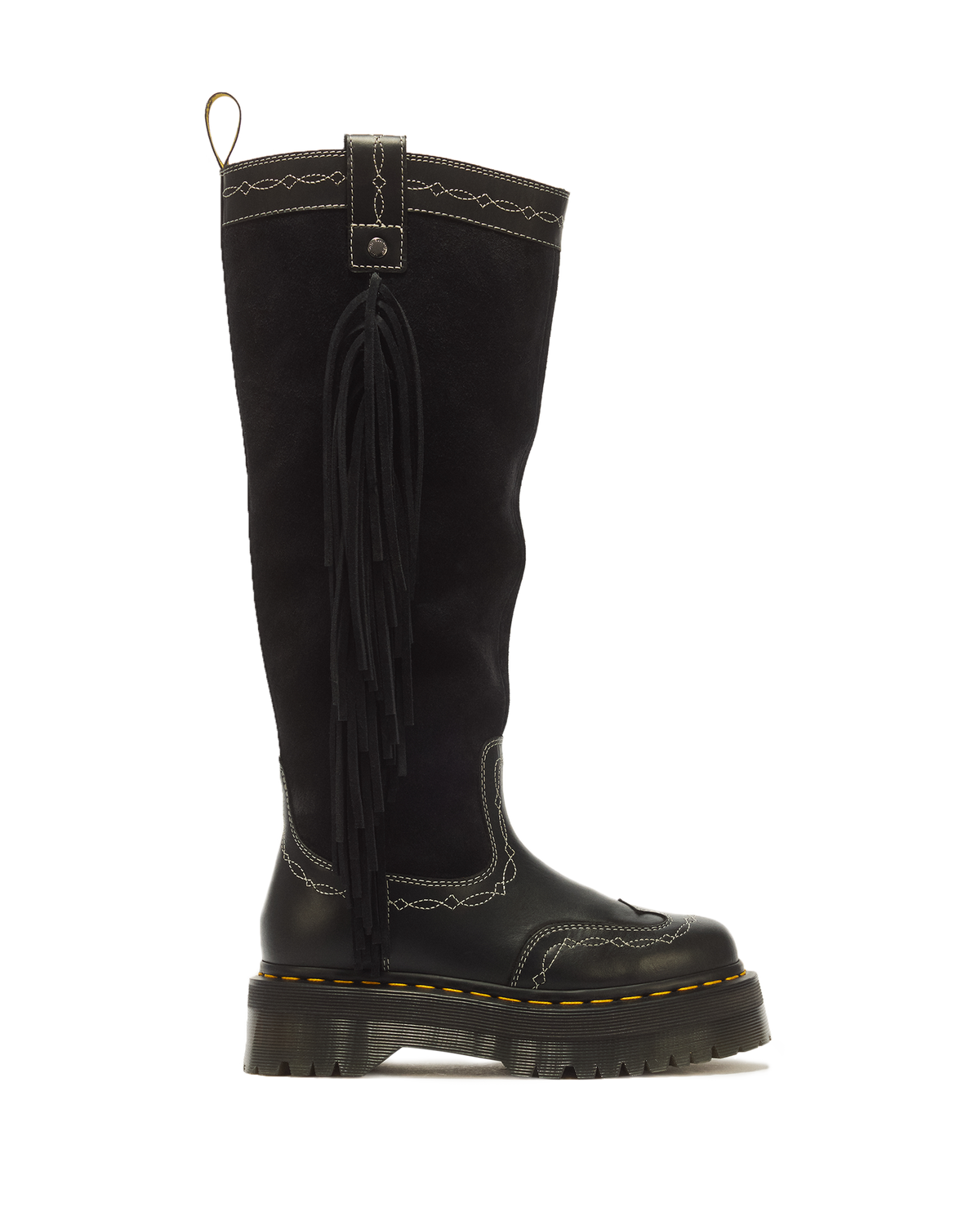 Desert Rodeo Quad Hi Leather & Suede Boots - view 1
