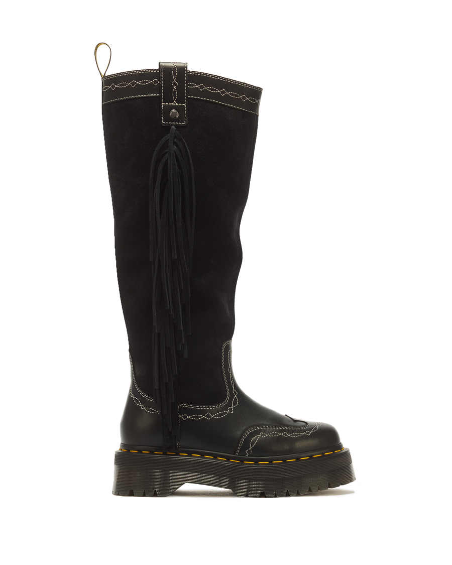 Desert Rodeo Quad Hi Leather & Suede Boots - view 1
