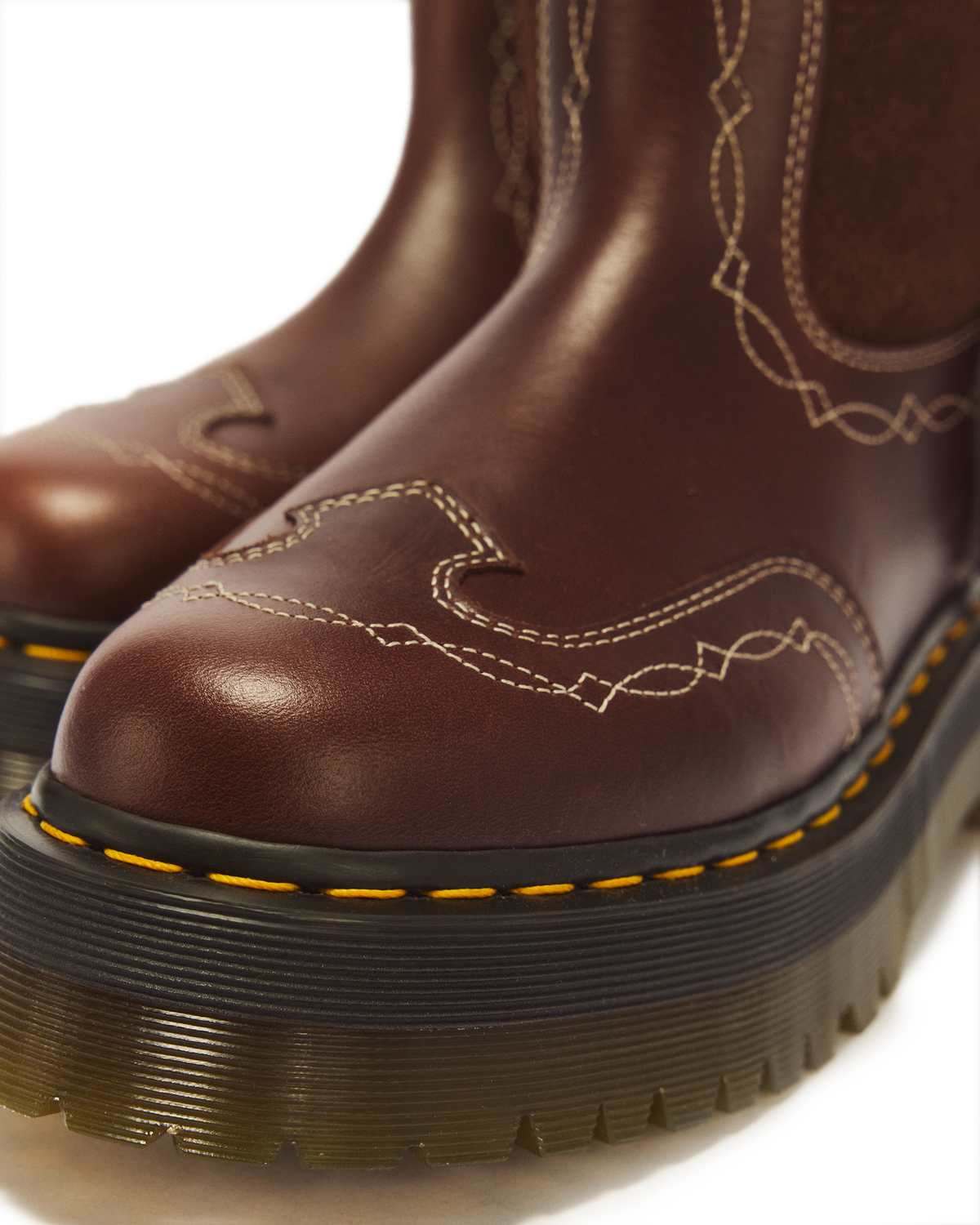 Desert Rodeo Quad Mid Leather & Suede Boots - view 8