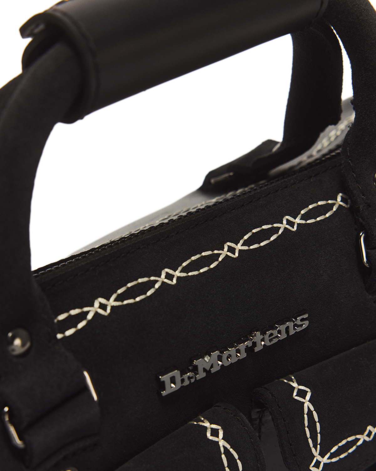 Top Handle Desert Rodeo Leather & Suede Bag - view 8
