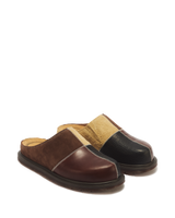 San Patchwork Leather & Nubuck Mules - view 7