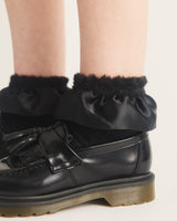 Satin Frill Fluffy Socks - view 2