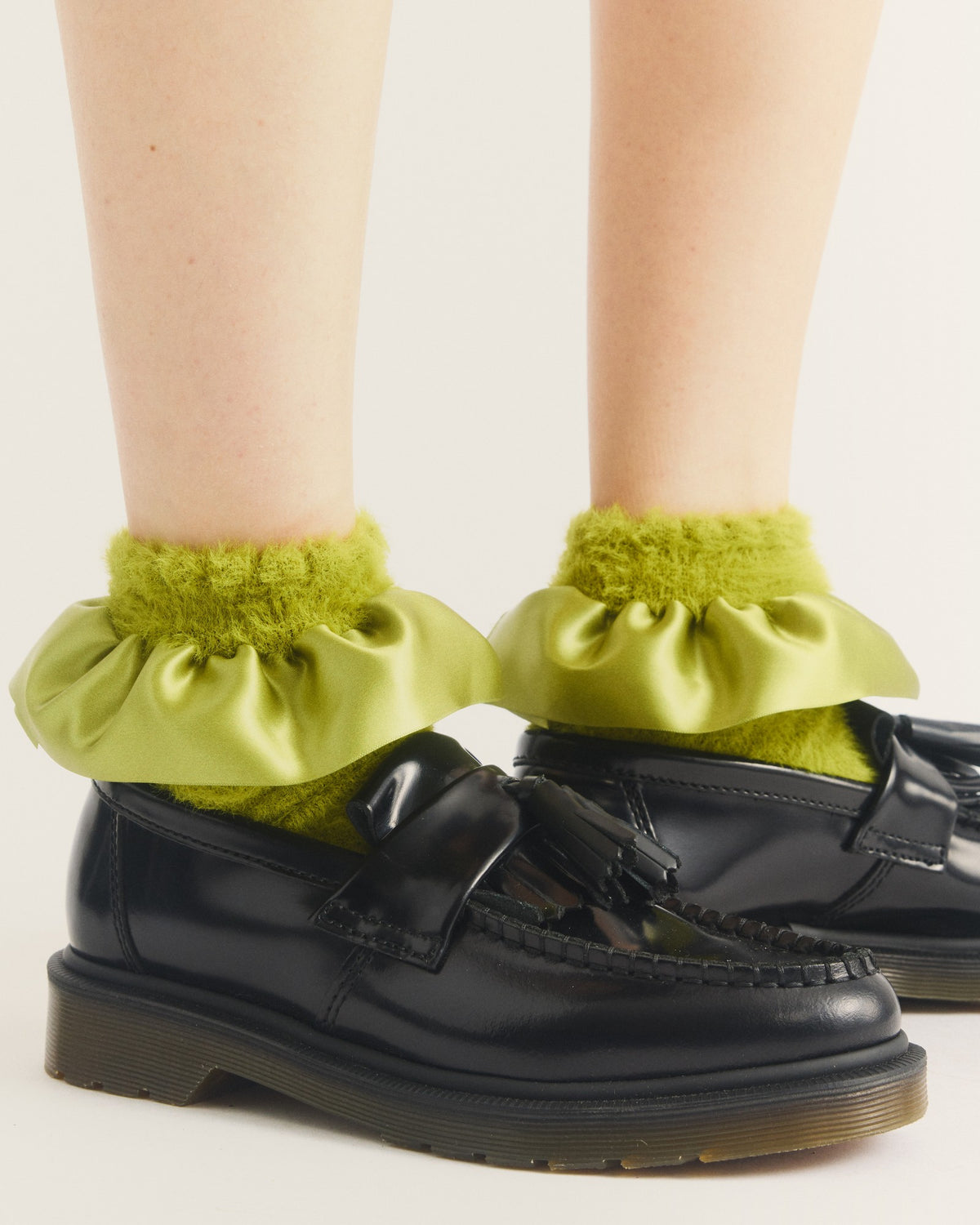 Satin Frill Fluffy Socks - view 2