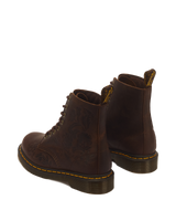 1460 Pascal Deboss Floral 8 Eye Crazy Horse Leather Boots - view 6