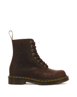 1460 Pascal Deboss Floral 8 Eye Crazy Horse Leather Boots - view 1