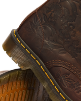 1460 Pascal Deboss Floral 8 Eye Crazy Horse Leather Boots - view 8