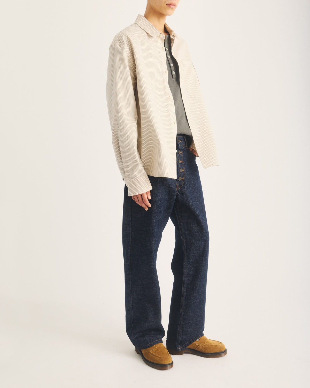 Delapre Penny Loafer Repello Calf Suede Mb - view 2