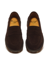 Delapre Penny Loafer Repello Calf Suede Mb - view 4
