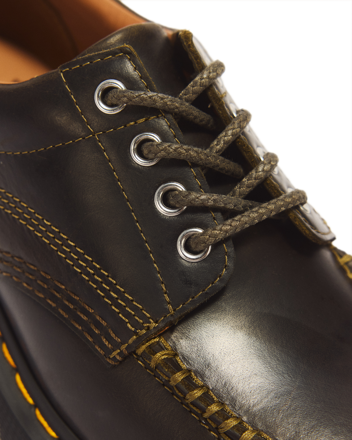 Lowell 4 Eye Mayhem Leather Moc Toe Shoes - view 3