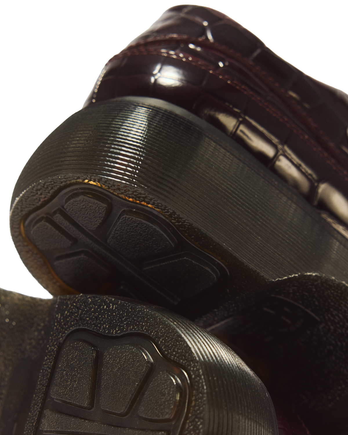 Buzz 5 Eye Croc Emboss Leather Shoes - view 8