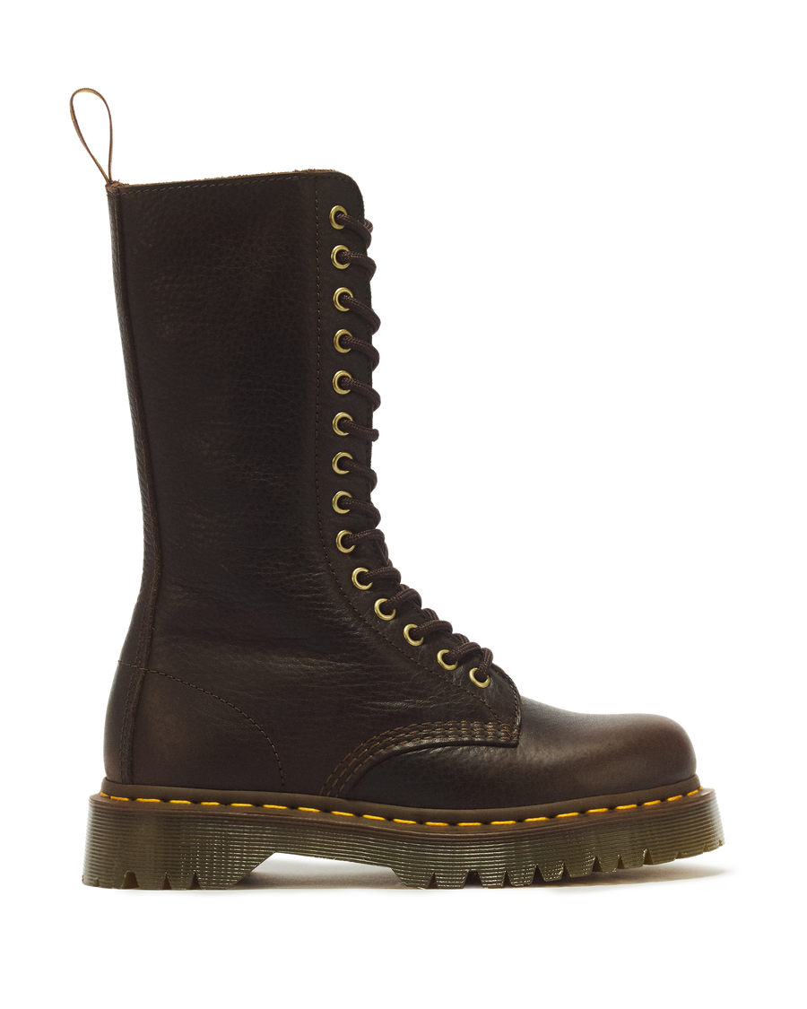 1B99 Bex 14 Eye Ambassador Leather Lace Up Boots - view 1