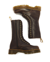 1B99 Bex 14 Eye Ambassador Leather Lace Up Boots - view 4