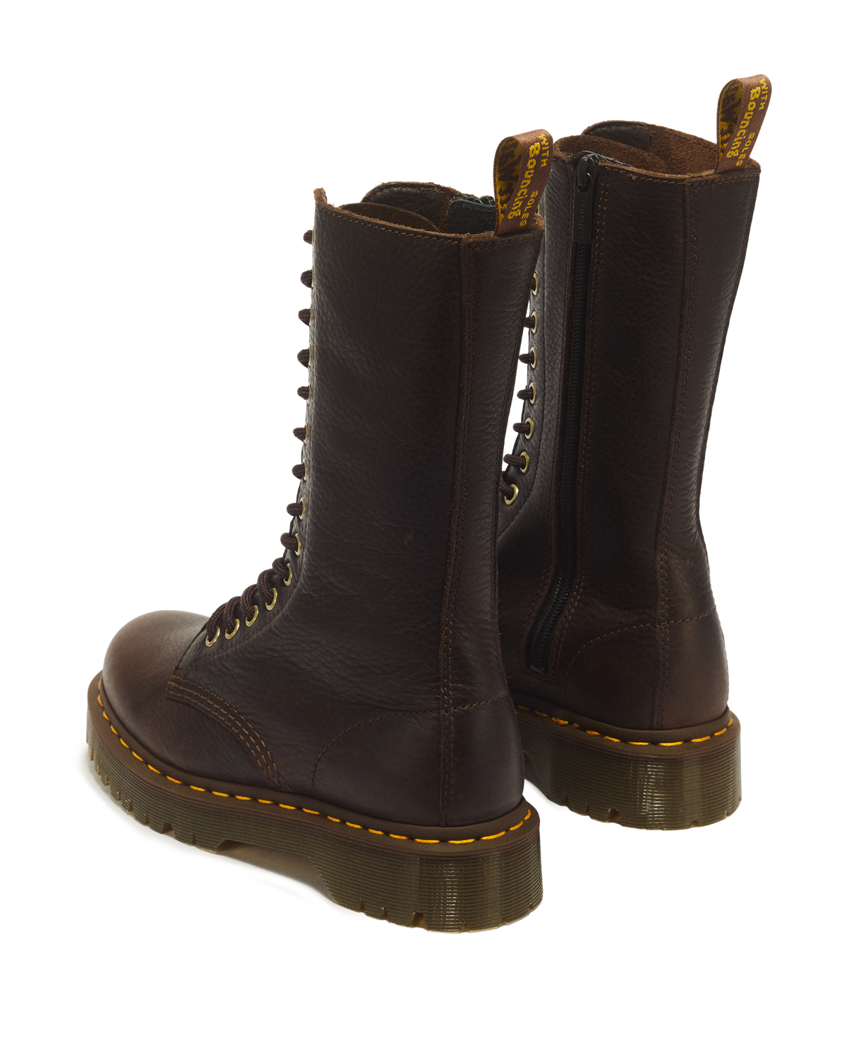 1B99 Bex 14 Eye Ambassador Leather Lace Up Boots - view 6