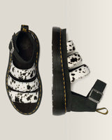 Clarissa Strap Hair On Leather Quad Sandals - view 3