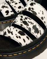 Clarissa Strap Hair On Leather Quad Sandals - view 2