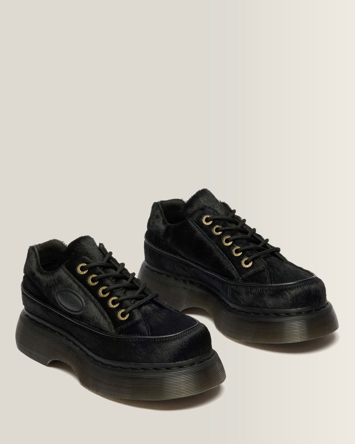 Buzz 5-Eye Hair On Leather Shoes - view 4