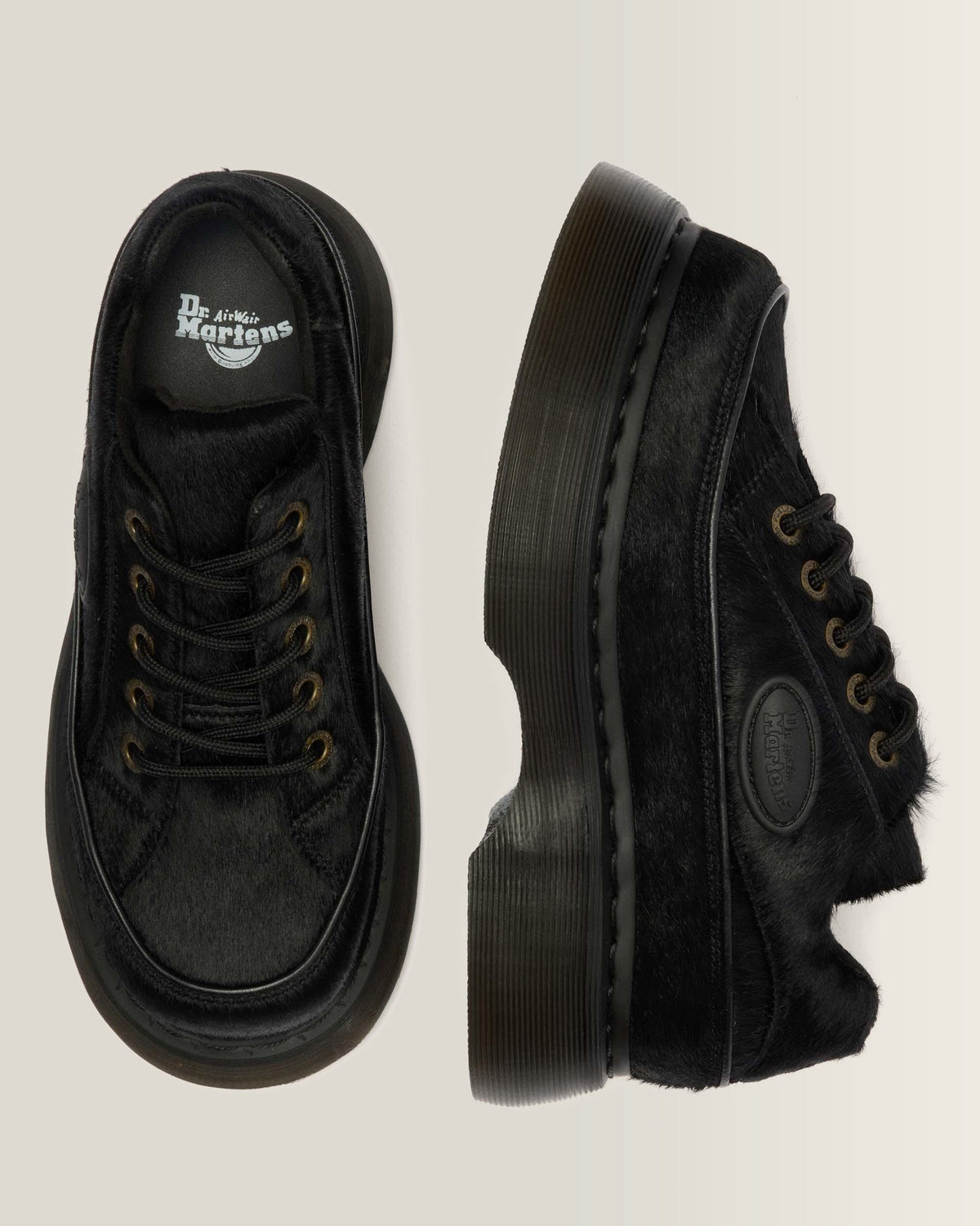 Buzz 5-Eye Hair On Leather Shoes - view 3