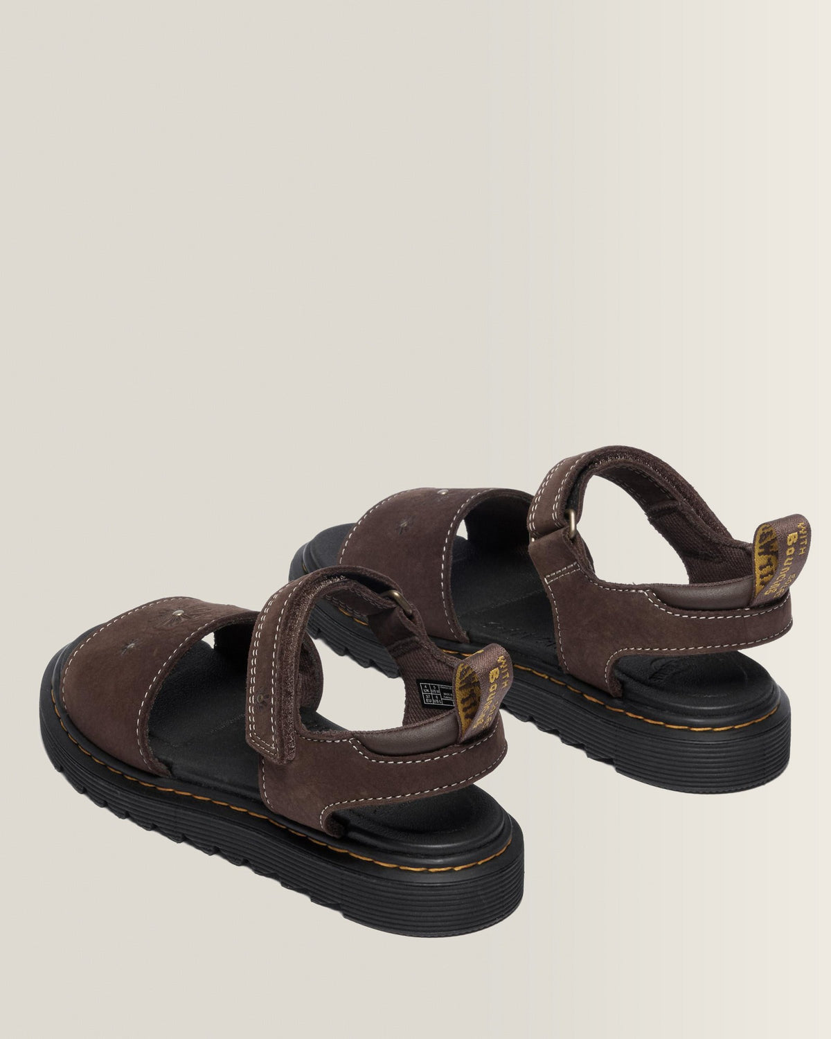 Toddler Marlowe Flower Debossed Nubuck Strap Sandals - view 5