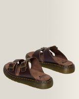 Josef Slide Grizzly Leather Sandals - view 5