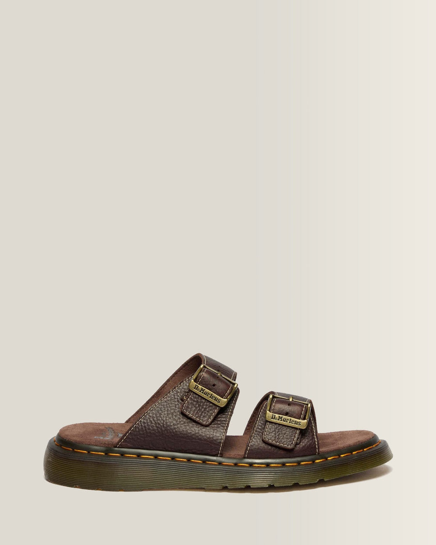 Josef Slide Grizzly Leather Sandals - view 1