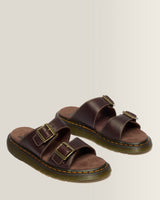 Josef Slide Grizzly Leather Sandals - view 4