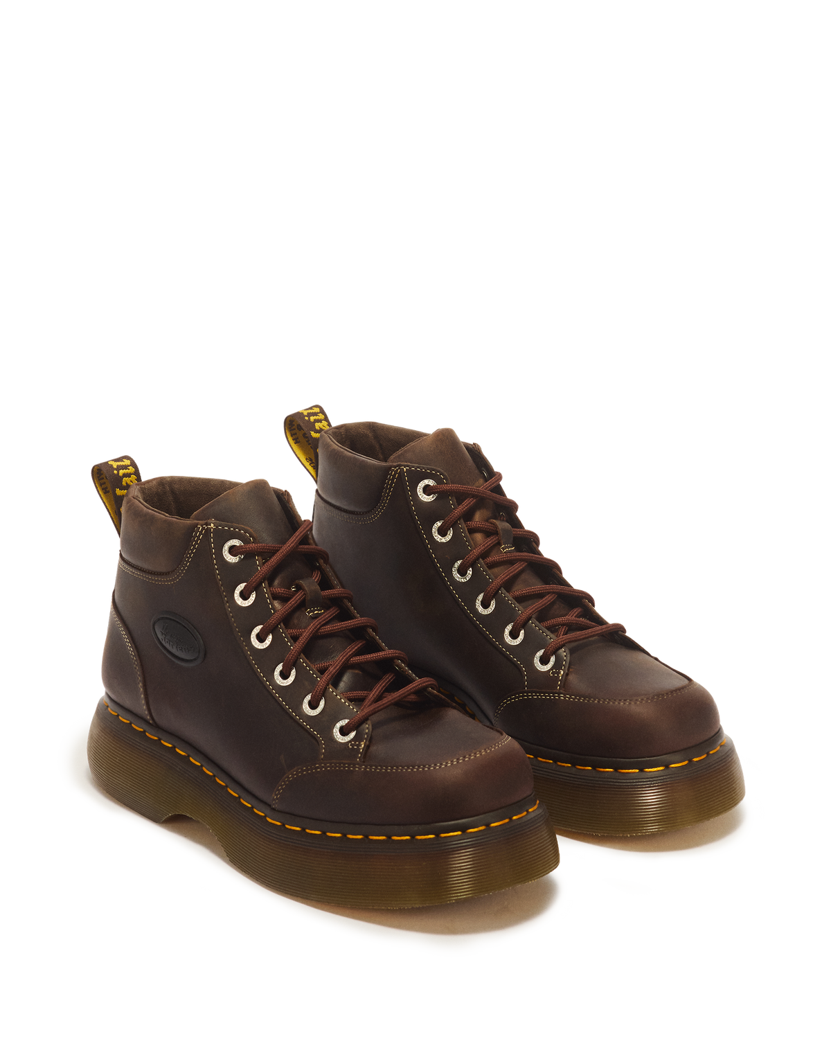 Buzz 6 Eye Crazy Horse Leather Lace Up Boots - view 5