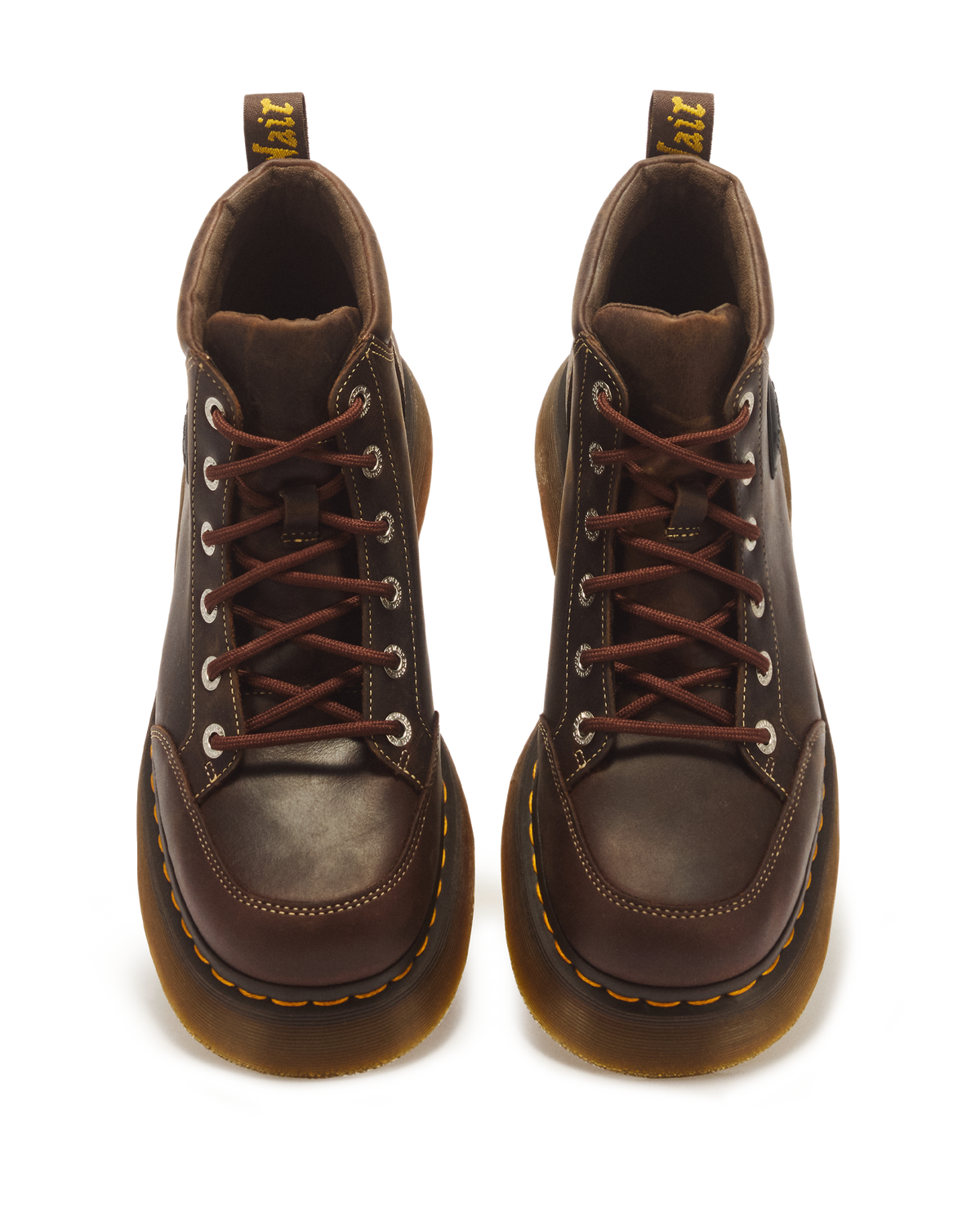 Buzz 6 Eye Crazy Horse Leather Lace Up Boots - view 4
