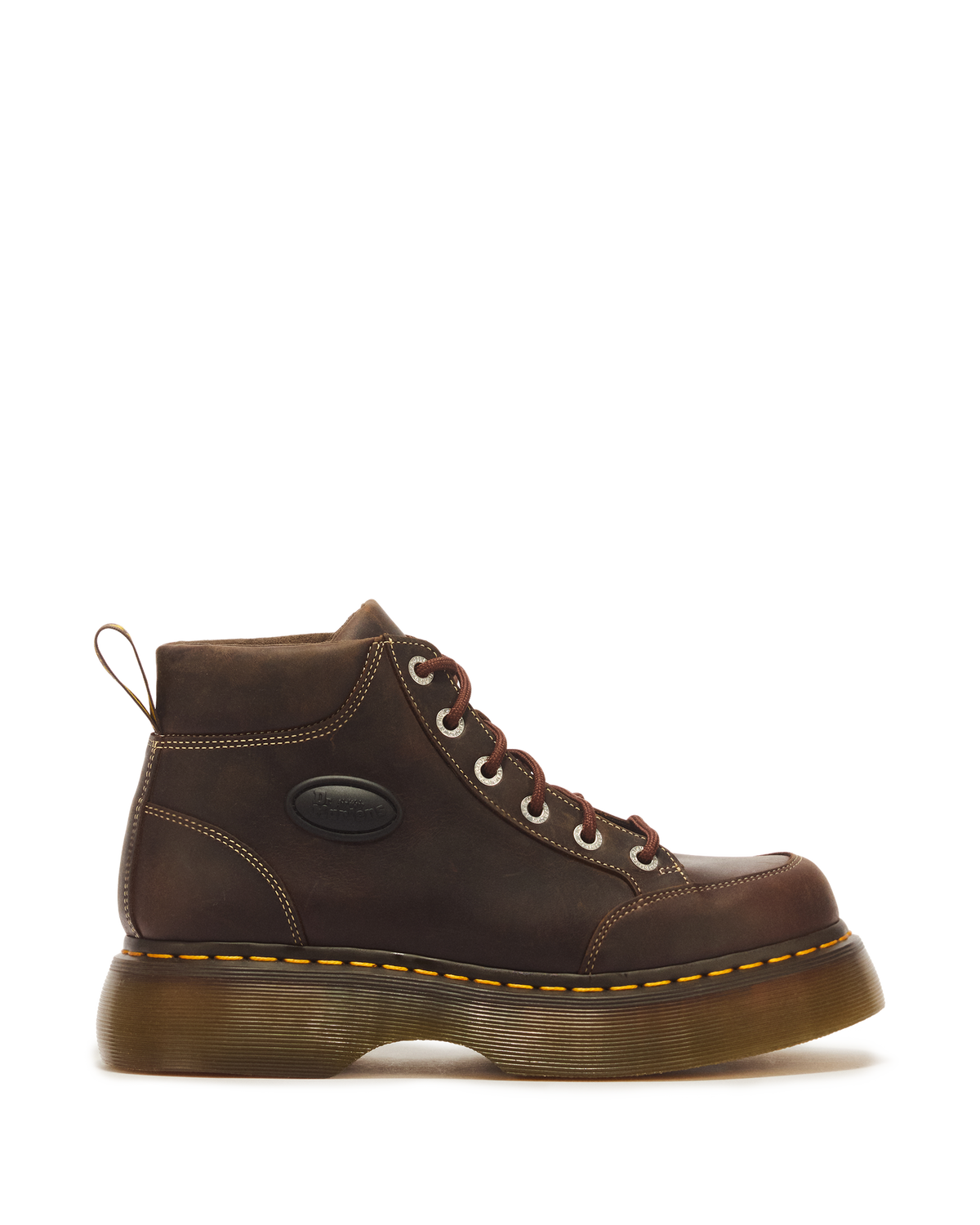Buzz 6 Eye Crazy Horse Leather Lace Up Boots - view 1