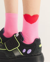 Jacquard Heart Powerpuff Girls Socks - view 2