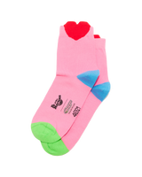 Jacquard Heart Powerpuff Girls Socks - view 1