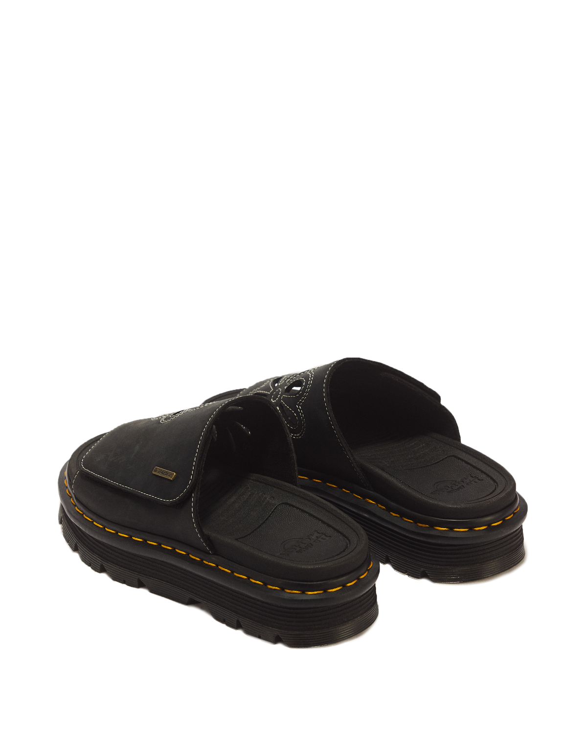 Zebzag Wyoming Leather Slides - view 8