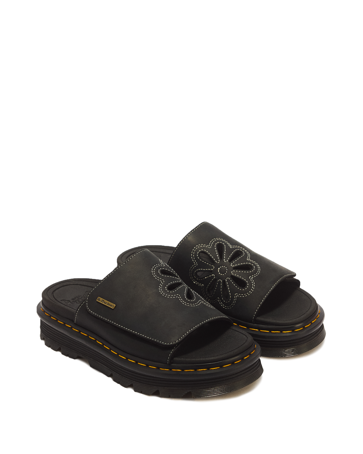 Zebzag Wyoming Leather Slides - view 7