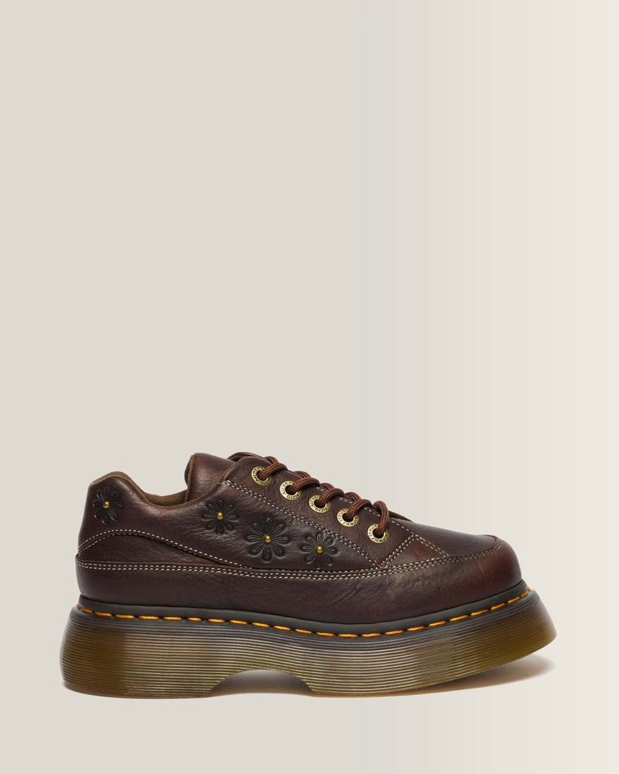 Buzz 5-Eye Flower Grizzly Leather Shoes - view 1