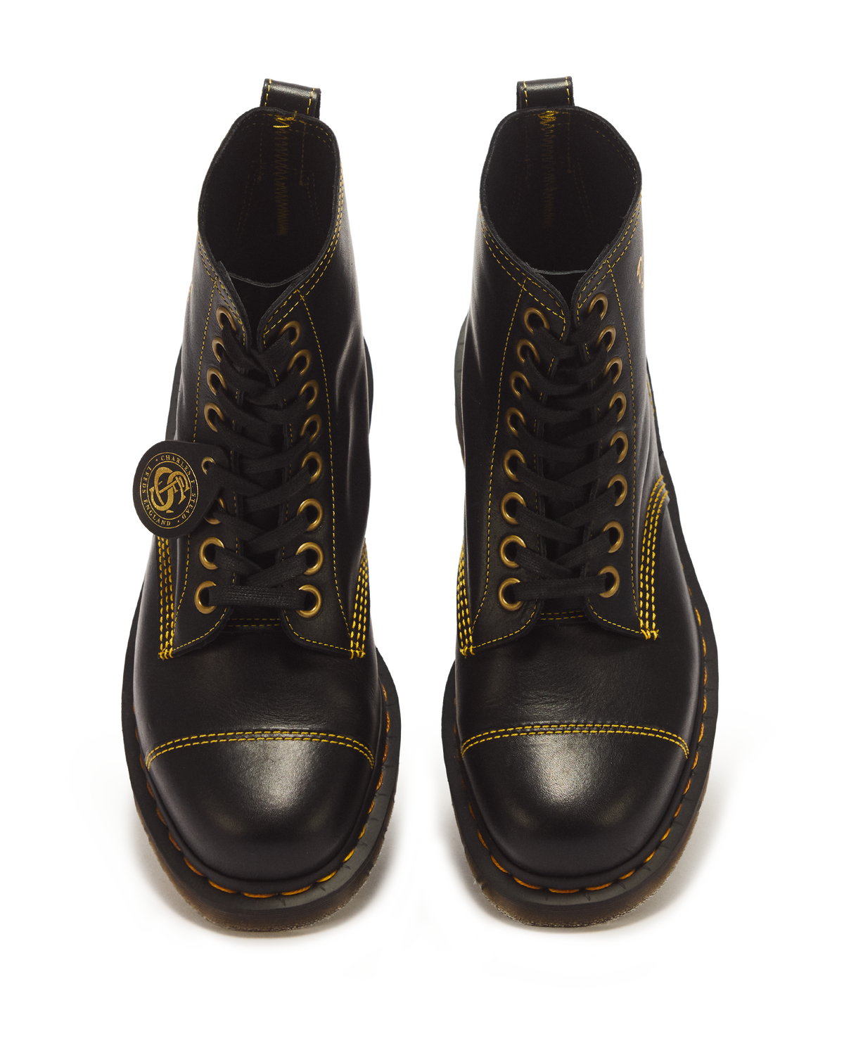 1460 Cappers Classic Calf Leather Lace Up Boots - view 4
