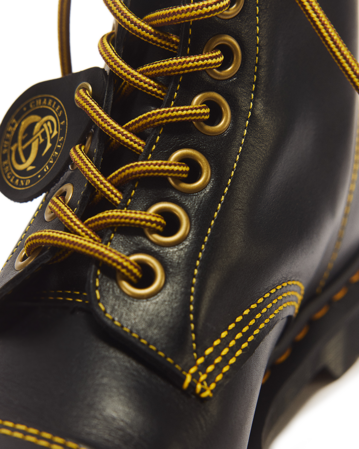 1460 Cappers Classic Calf Leather Lace Up Boots - view 3