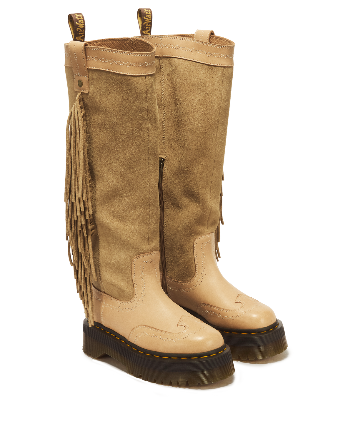 Desert Rodeo Quad Hi Leather & Suede Boots - view 5
