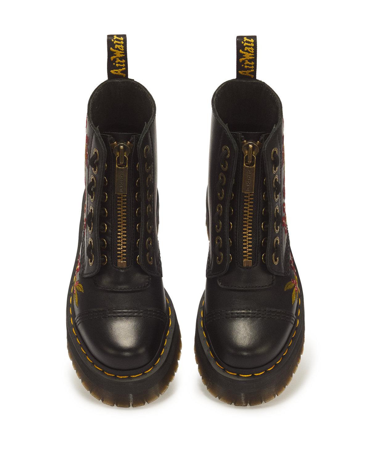 Sinclair Floral Wanama Leather Lace Up Boots - view 4