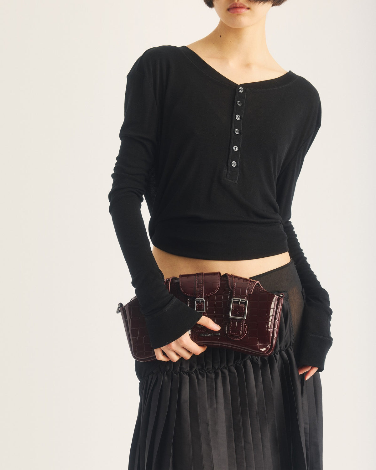 1460 Leather Baguette Shoulder Bag - view 2