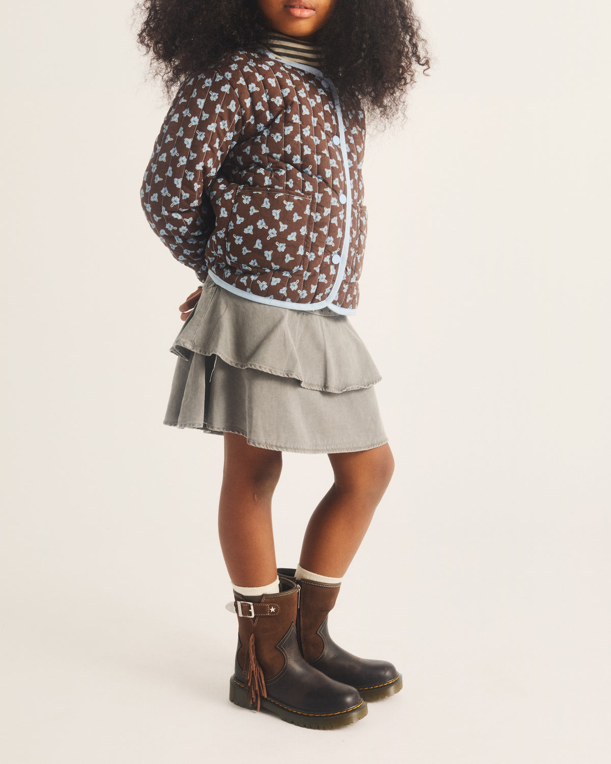 Genaya Desert Rodeo Junior Leather & Suede Rigger Boots - view 2