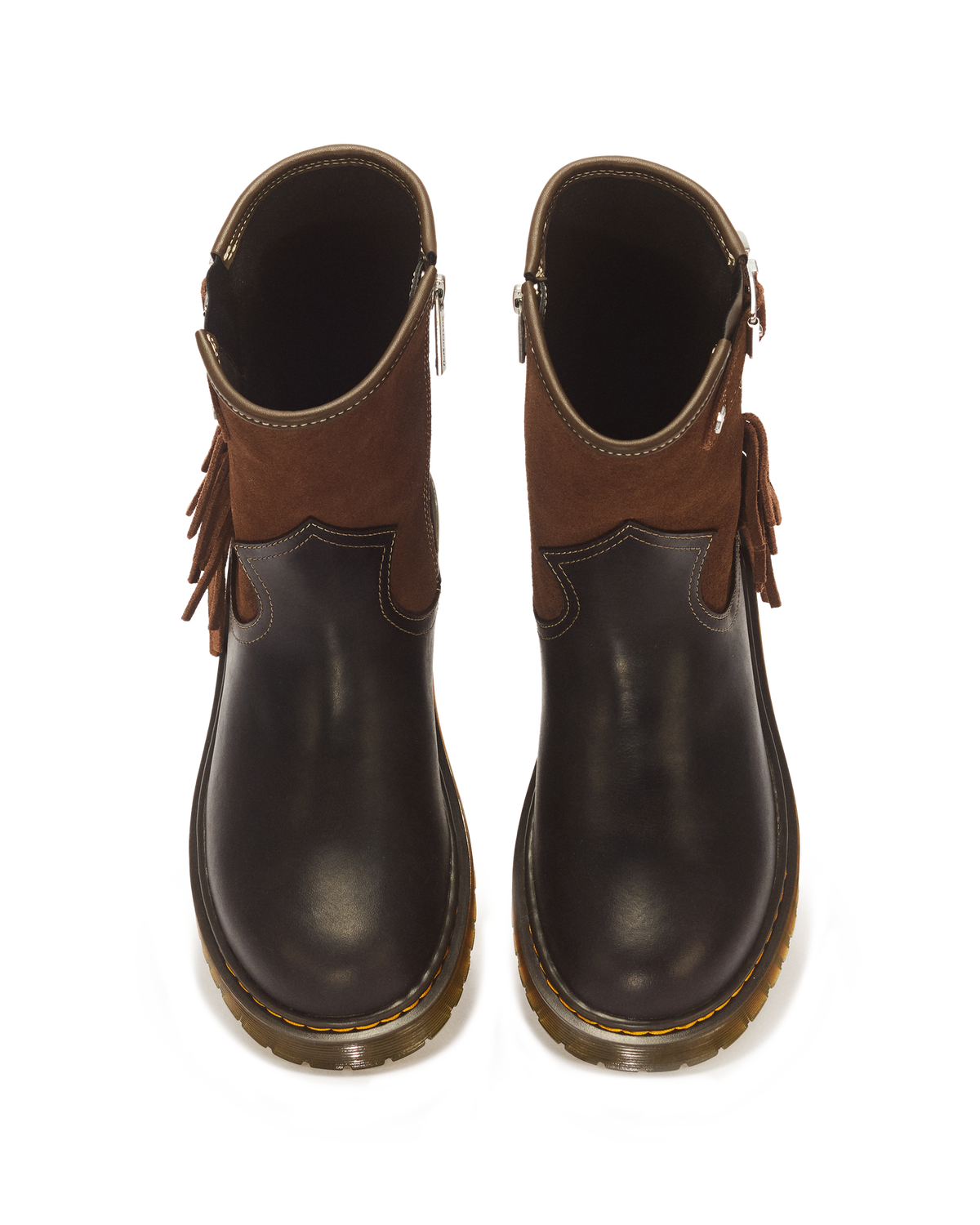Genaya Desert Rodeo Y Leather & Suede Rigger Boots - view 4