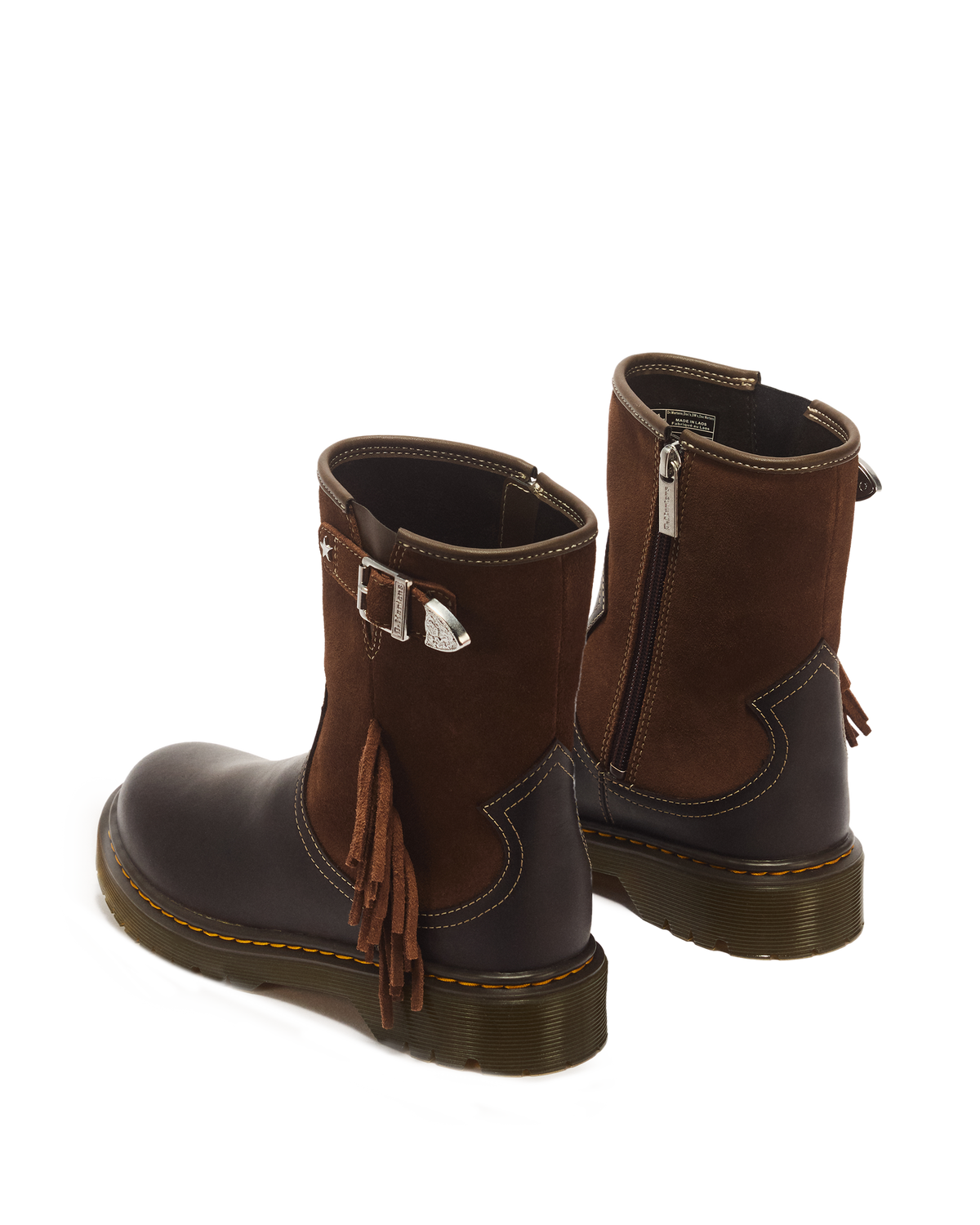 Genaya Desert Rodeo Y Leather & Suede Rigger Boots - view 6