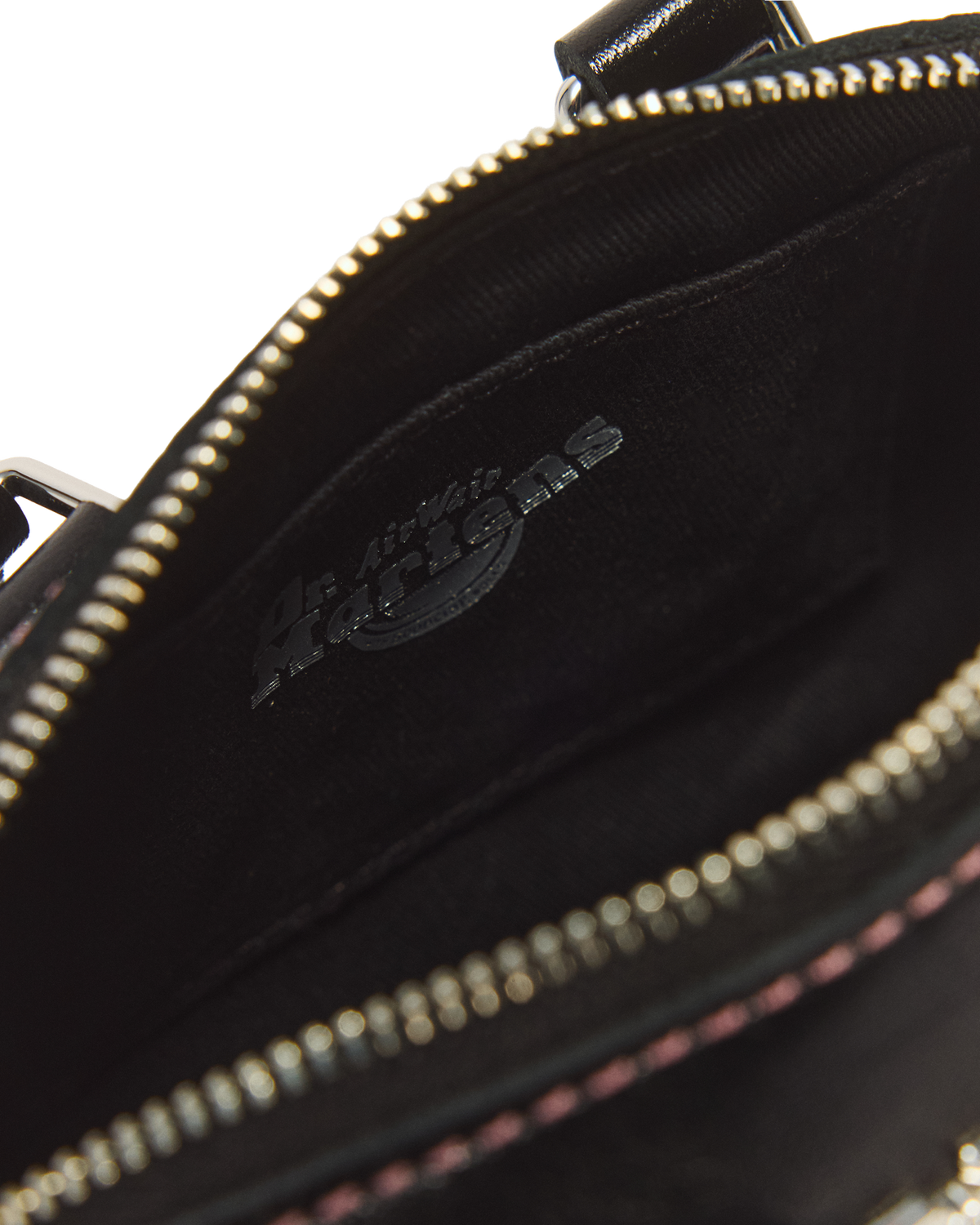 Mini Top Handle Milled Gloss Leather Bag - view 6