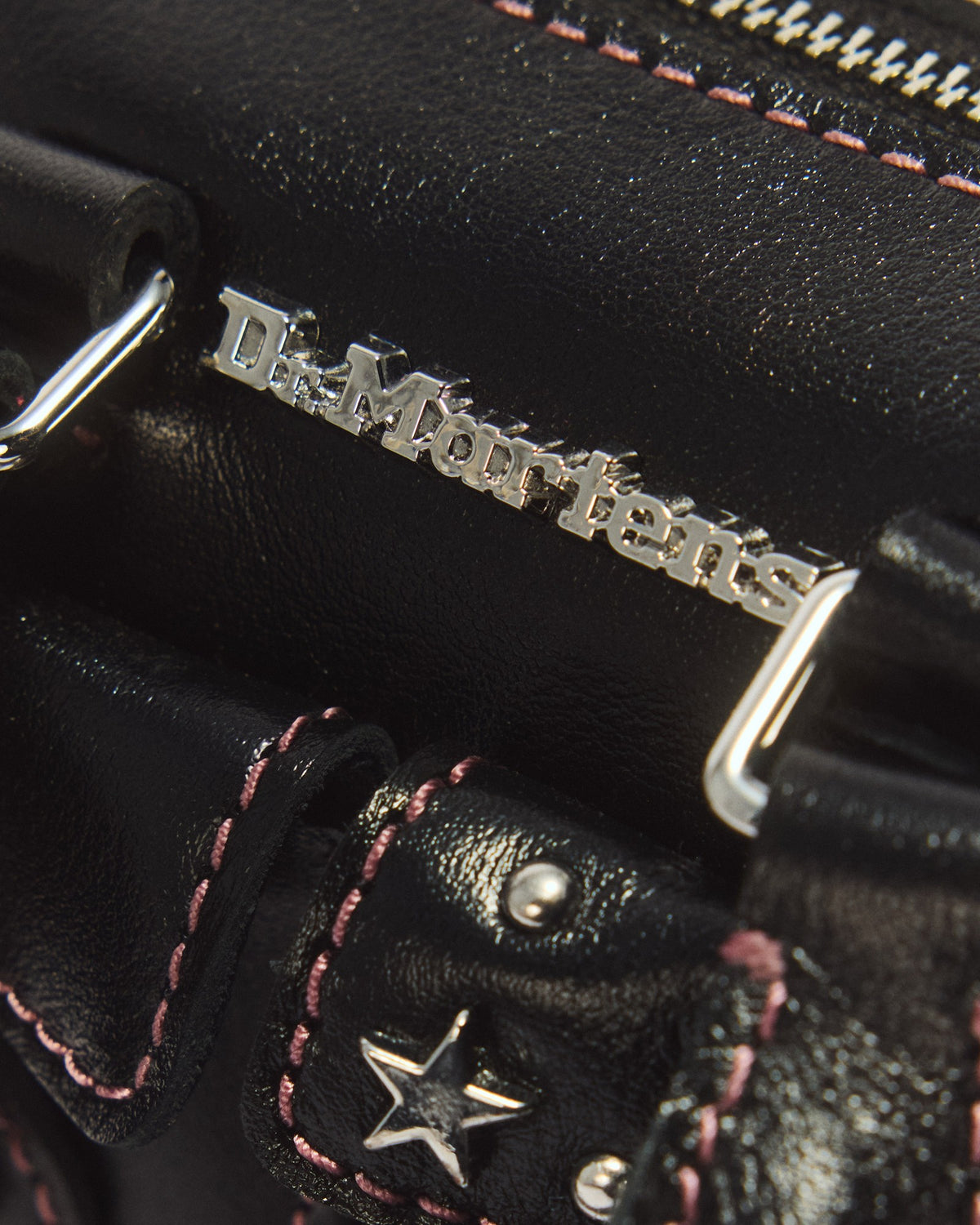 Mini Top Handle Milled Gloss Leather Bag - view 8