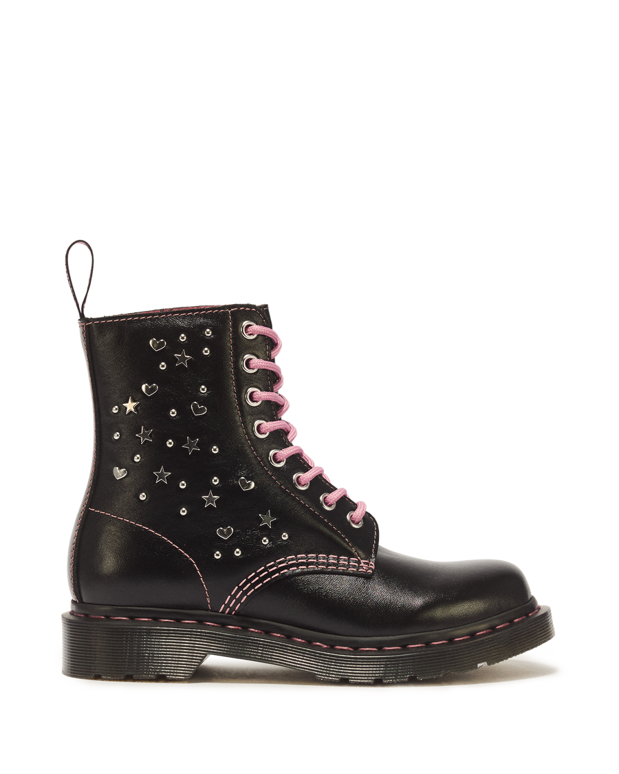 1460 Pascal Hearts & Stars Leather Lace Up Boots - view 1