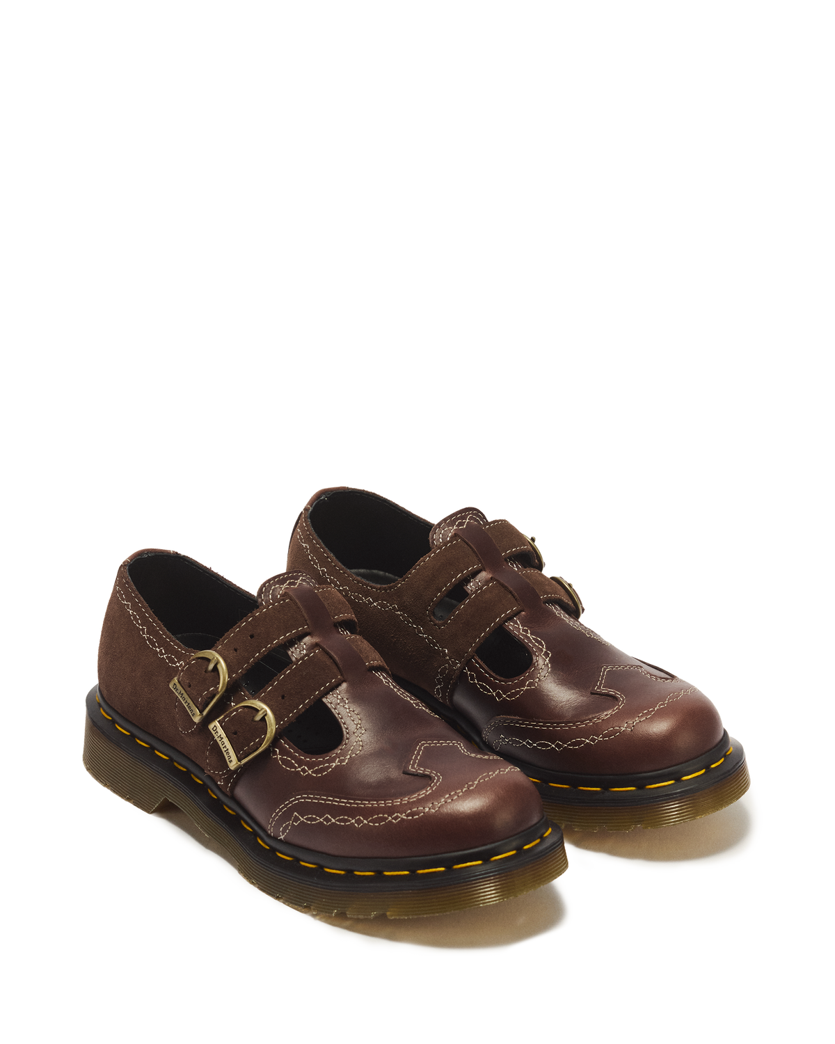8065 Desert Rodeo Leather & Suede Mary Jane Shoes - view 5