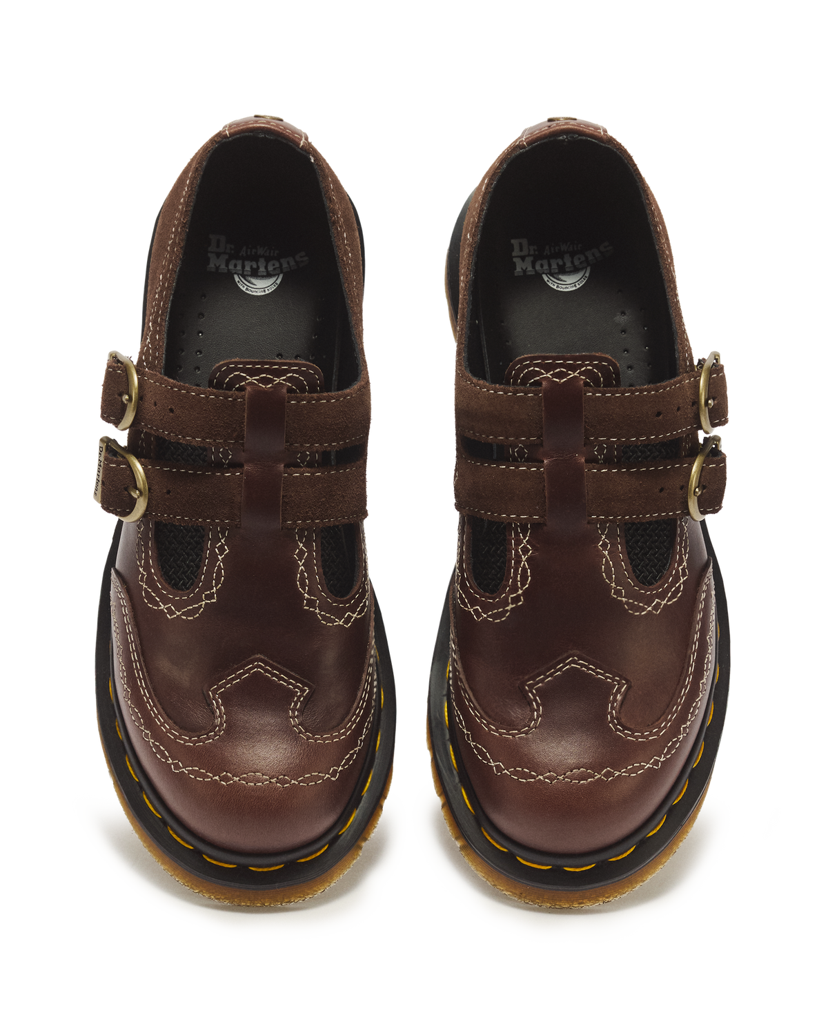 8065 Desert Rodeo Leather & Suede Mary Jane Shoes - view 4