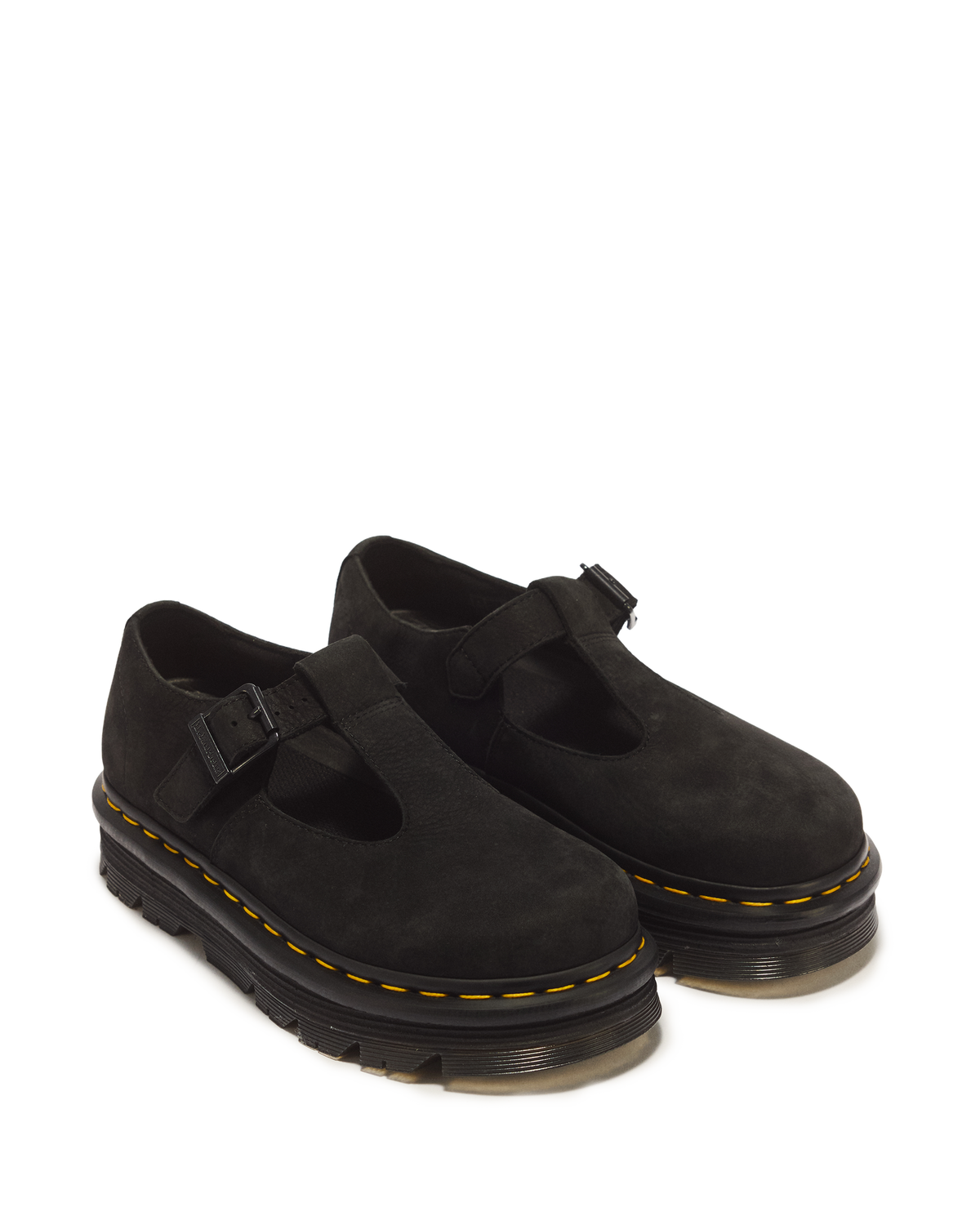 Zebzag Milled Nubuck Mary Jane Shoes - view 5