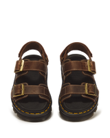 Zebzag Crazy Horse Leather Sandals - view 4