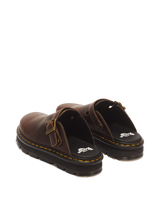 Zebzag Crazy Horse Leather Mules - view 7